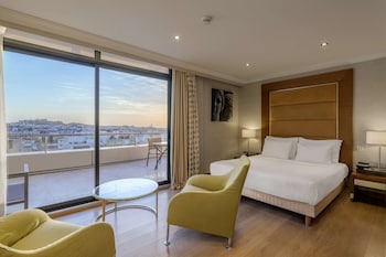 Premium Room (Acropolis View) | Premium bedding, minibar, in-room safe, individually furnished