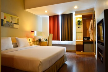 Superior Room, 1 Double Bed (City Side) | In-room safe, desk, soundproofing, iron/ironing board