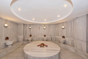 Sauna, steam room, Turkish bath