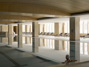 Indoor pool, free cabanas