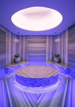 Sauna, steam room, Turkish bath, body treatments, aromatherapy