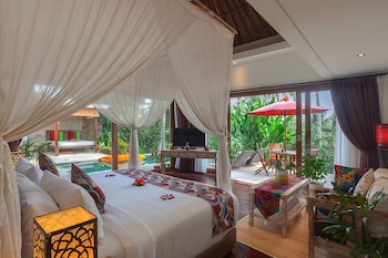 Presidential Villa, 2 Bedrooms, Private Pool | Premium bedding, minibar, in-room safe, desk