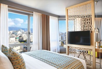 Presidential Suite, Acropolis View | Premium bedding, pillowtop beds, minibar, in-room safe