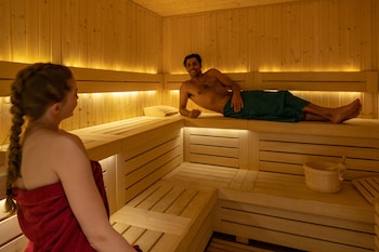 Sauna, steam room, body treatments, body scrubs, facials