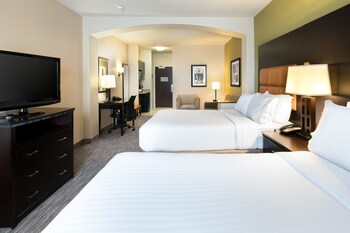 Suite, 2 Queen Beds | In-room safe, desk, laptop workspace, iron/ironing board