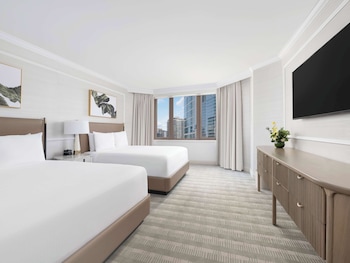 Fairmont Gold, Room, 2 Queen Beds | Premium bedding, down comforters, pillowtop beds, minibar