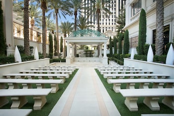 Outdoor wedding area