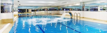 Indoor pool, open 7:00 AM to midnight, sun loungers