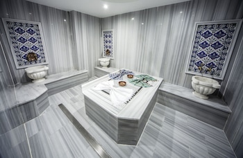 Turkish bath, manicures and pedicures, massages