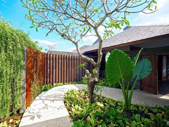 Three-Bedroom Private Pool Villa | Premium bedding, in-room safe, desk, iron/ironing board